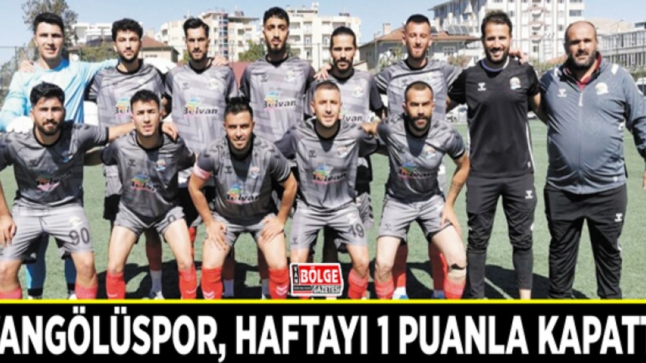Vangölüspor, haftayı 1 puanla kapattı
