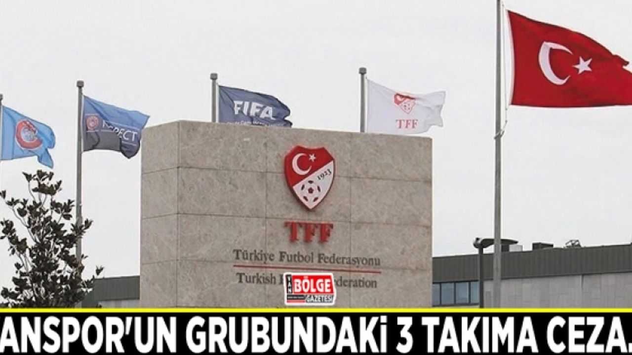 Vanspor'un grubundaki 3 takıma ceza…
