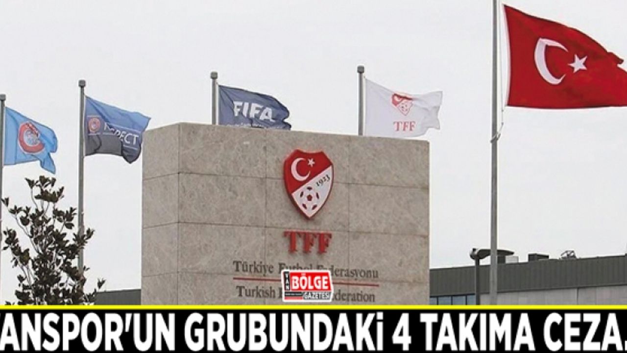 Vanspor'un grubundaki 4 takıma ceza…