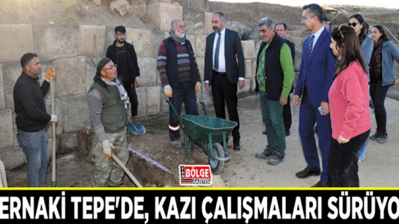 Zernaki Tepe'de, kazı çalışmaları sürüyor