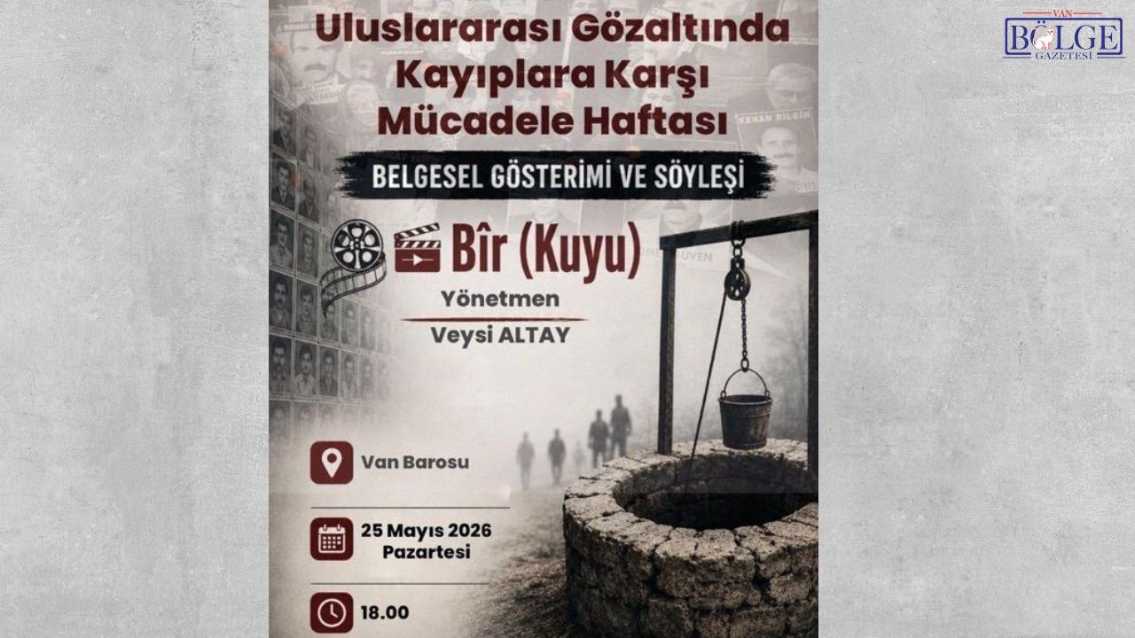 Van’da “Gözaltında Kayıplar” Haftası Etkinliği