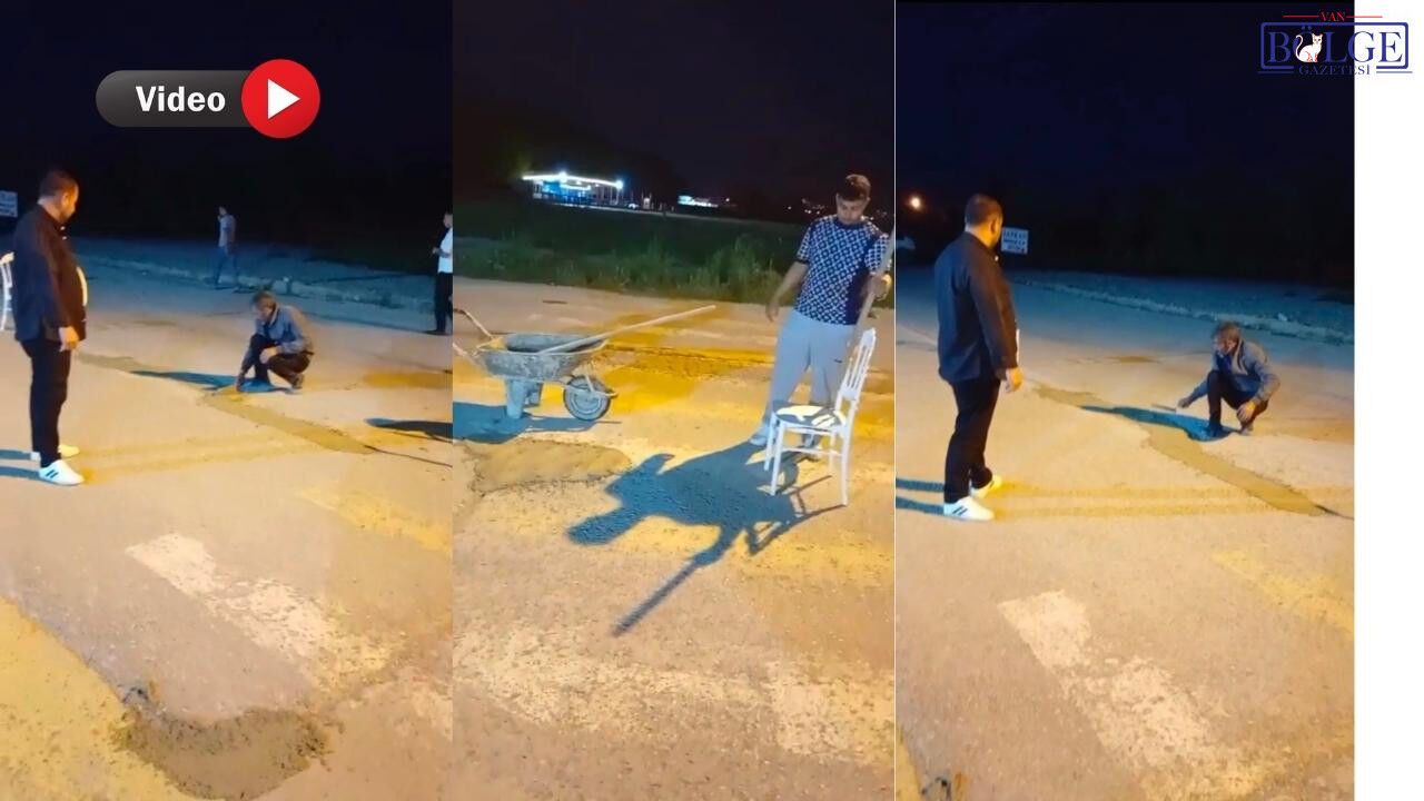 Van'da Belediye Yolları Yapmayınca İş Başa Düştü: Asfalt Yol
