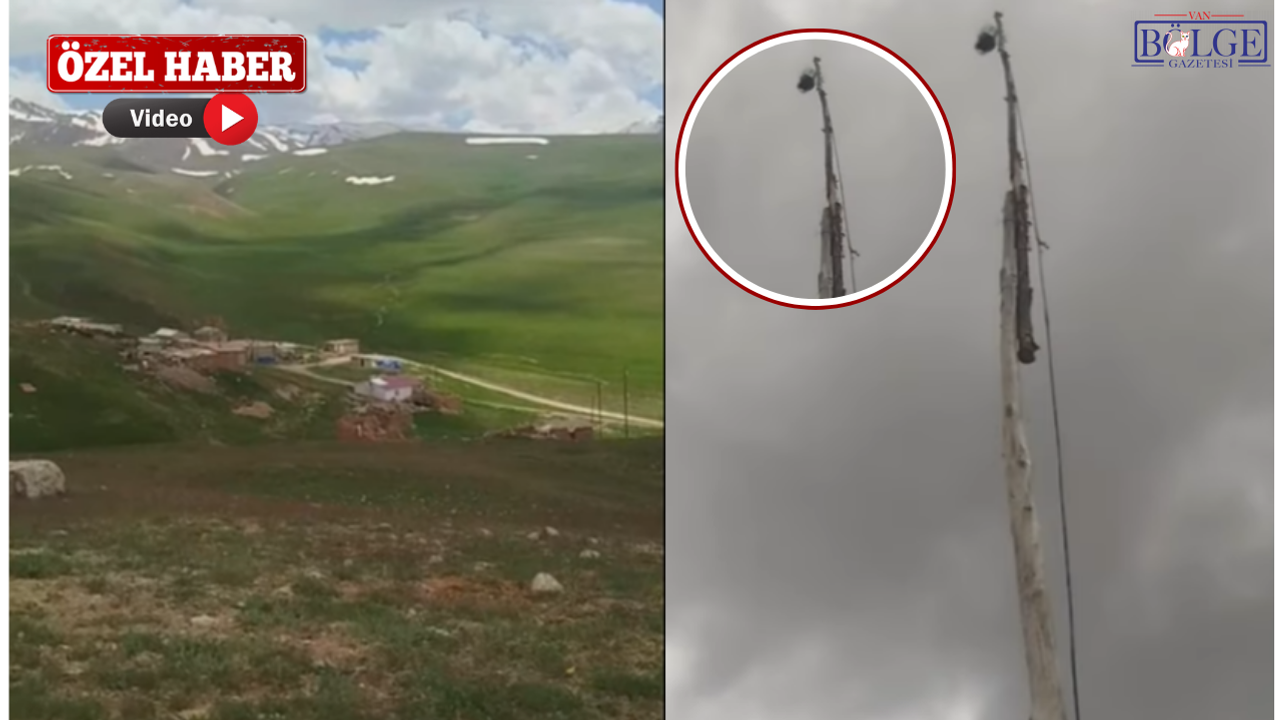 Van’da İletişimsizlik: 12 Metrelik Direk ile Kendi Acil Çağrı Hattını Yaptı