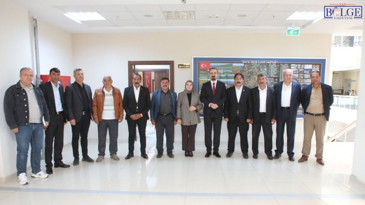 Van Erciş’te Muhtarlarla Ortak Akıl Toplantısı