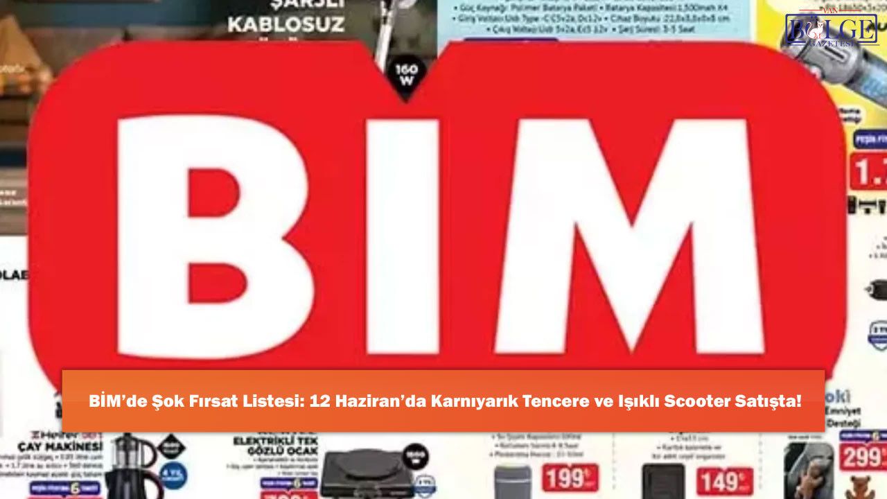 BİM’de Şok Fırsat Listesi: 12 Haziran’da Karnıyarık Tencere 