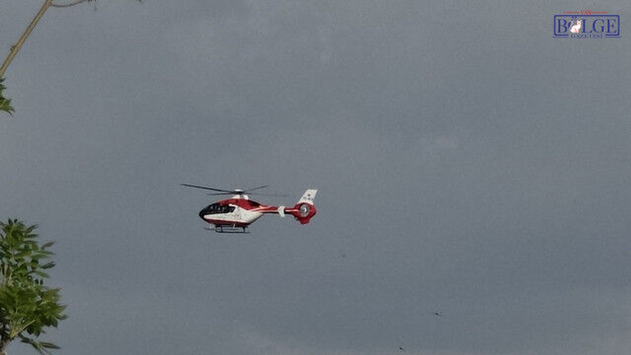 Van’da Kalp Krizi Geçiren Hasta Helikopter Ambulan