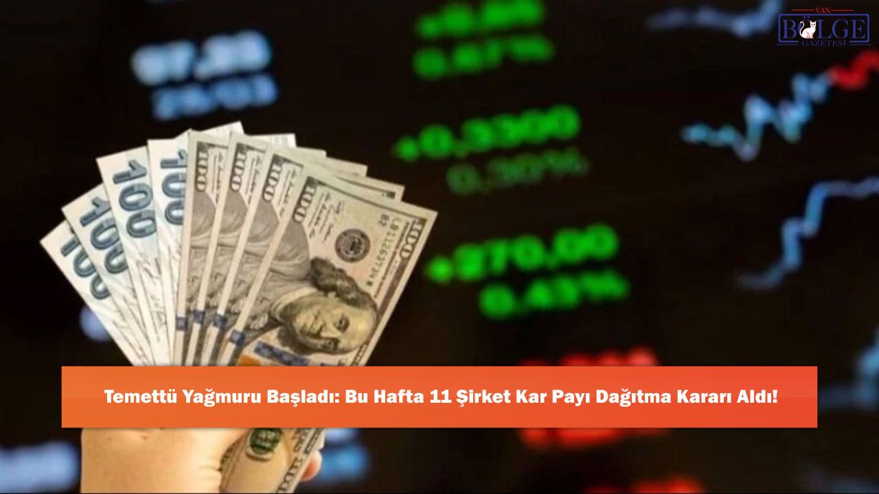 Temettü Yağmuru Başladı: Bu Hafta 11 Şirket Kar Payı Dağıtma