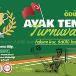 Ayak tenisi heyecanı başlıyor: Zafer Kupası için geri sayım