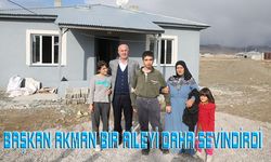 Başkan Akman, engelli aileyi yeni bir ev ile sevindirdi