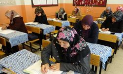 Kadınlardan okuma yazma kursuna yoğun ilgi