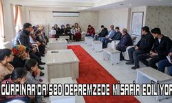 Gürpınar'da 580 depremzede misafir ediliyor