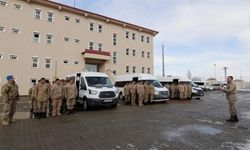 Vanlı güvenlik korucuları deprem bölgesine sevk edildi
