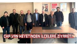 CHP Van heyetinden ilçelere ziyaret…