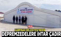 Gürpınar Belediyesi’nden depremzedelere ihtar çadırı