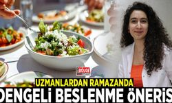 Uzmanlardan Ramazan’da dengeli beslenme önerisi