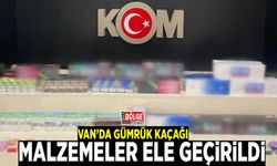 Van’da gümrük kaçağı malzemeler ele geçirildi