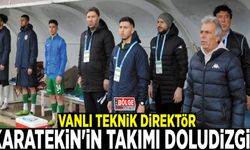 Vanlı Teknik Direktör Karatekin'in takımı doludizgin