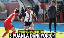 Vanspor, Başkent'ten 3 puanla dönüyor:0-1