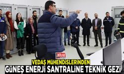 VEDAŞ mühendislerinden güneş enerji santraline teknik gezi