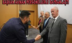 Başkan Akman, belediye personeliyle bayramlaştı