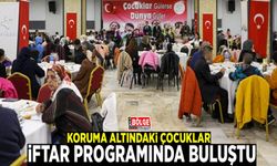 Çocuklar iftar programında buluştu