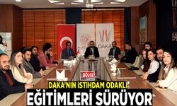 DAKA’nın istihdam odaklı eğitimleri sürüyor