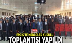 Erciş’te müdürler kurulu toplantısı