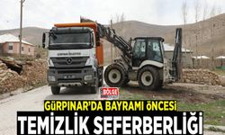 Gürpınar’da bayramı öncesi temizlik seferberliği