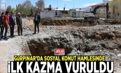 Gürpınar’da sosyal konut hamlesinde ilk kazma vuruldu