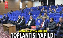 Koordinasyon kurulu toplantısı yapıldı