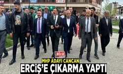MHP Adayı Cancan Erciş’e çıkarma yaptı