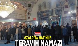 Özalp’ta hatimle teravih namazı