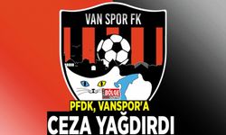 PFDK, Vanspor'a ceza yağdırdı