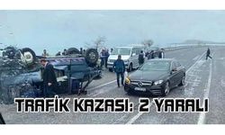 Van-Erciş yolunda kaza: 2 yaralı