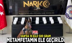 Van’da 10 kilo 500 gram metamfetamin ele geçirildi