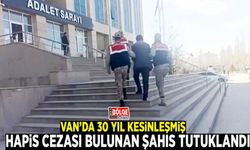 Van’da 30 yıl kesinleşmiş hapis cezası bulunan şahıs tutuklandı