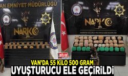 Van’da 55 kilo 500 gram uyuşturucu ele geçirildi