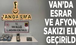 Van’da esrar ve afyon sakızı ele geçirildi