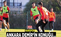 Vanspor, Ankara Demir'in konuğu…