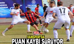 Vanspor'da puan kaybı sürüyor