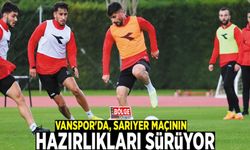 Vanspor'da, Sarıyer maçının hazırlıkları sürüyor