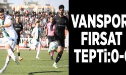 Vanspor, fırsat tepti:0-0