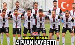 Vanspor, iki maçta 4 puan kaybetti
