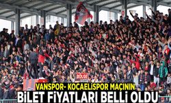 Vanspor- Kocaelispor maçının bilet fiyatları belli oldu