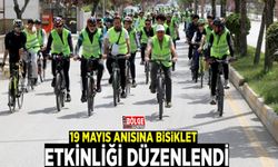 19 Mayıs anısına bisiklet etkinliği düzenlendi