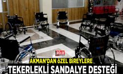 Başkan Akman’dan özel bireylere tekerlekli sandalye desteği