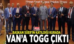 Başkan Süer’in katıldığı kurada Van’a TOGG çıktı