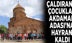 Çaldıranlı çocuklar Akdamar Adası’na hayran kaldı