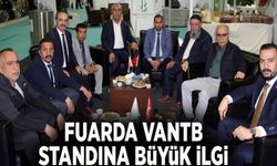 Fuarda VANTB standına büyük ilgi