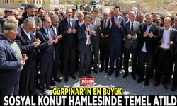 Gürpınar’ın en büyük sosyal konut hamlesinde temel atıldı